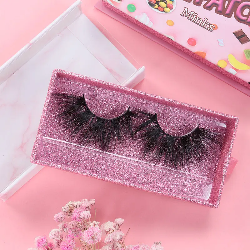

full strip lashes wholesale lash vendor the cheapest price cruelty free 25mm 3d thick mink eyelash customized lashbox packaging