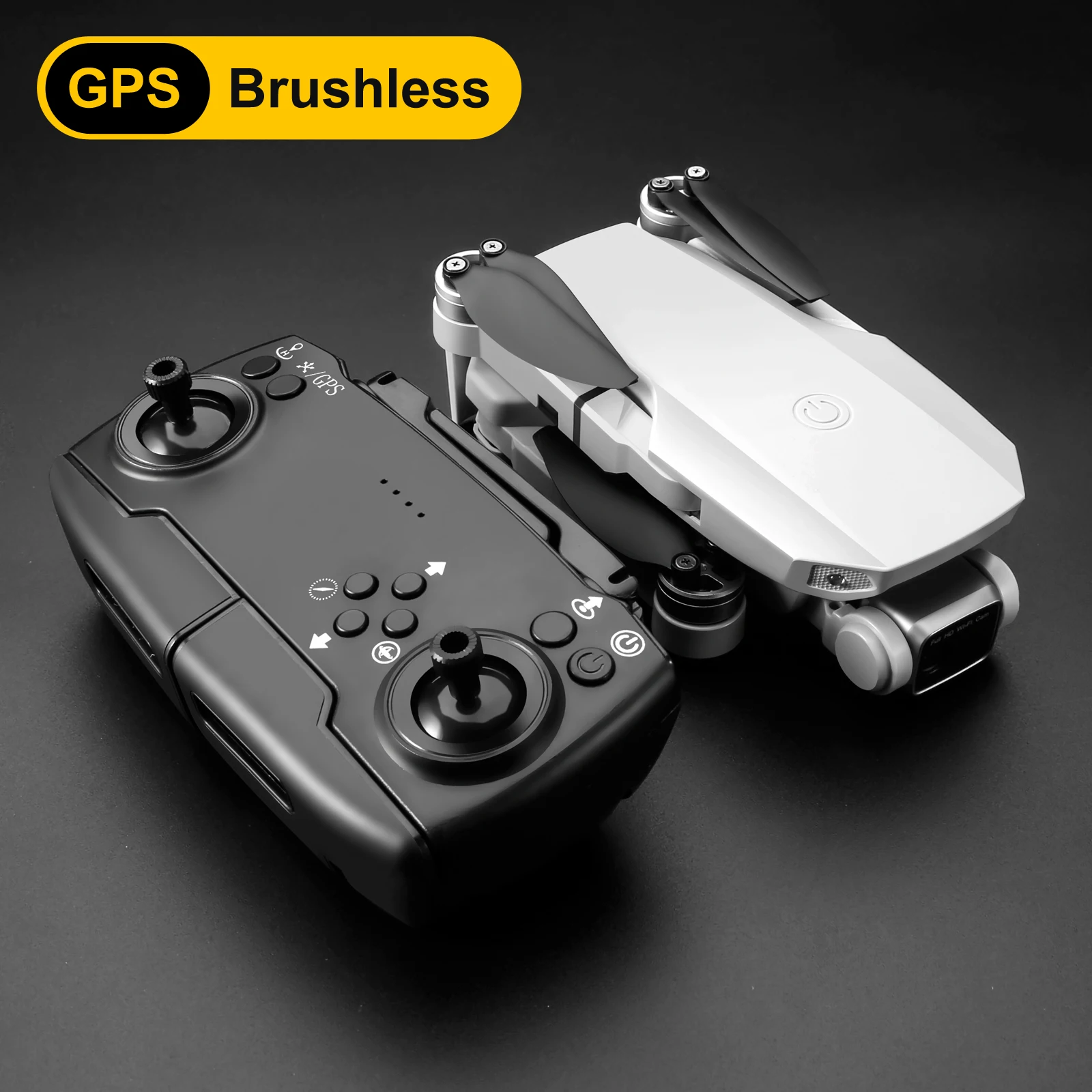 

Hot Sales Ufo Drone S107 5G Professional Electric Adjustable WIFI Aerial Camera 4K HD LONG BATTERY, Gray