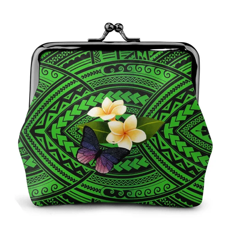 

Custom Polynesian Women Leather Wallet India Bag Monederos Miny Purse Coin, Customized color