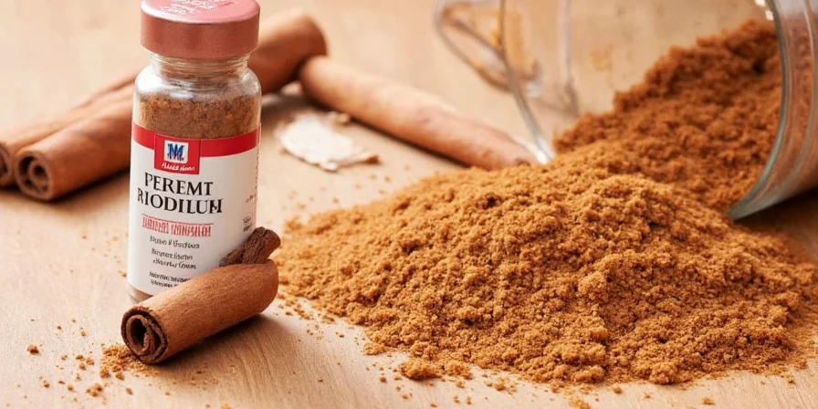 Three teaspoons of ground cinnamon