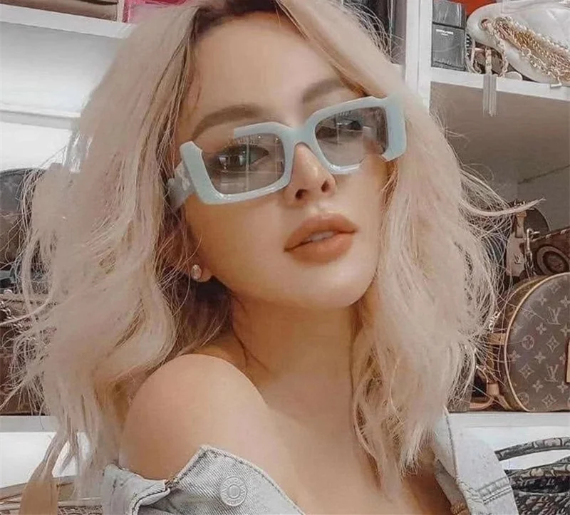 

JH9118 new ins style fashionable square sunglasses women 2021