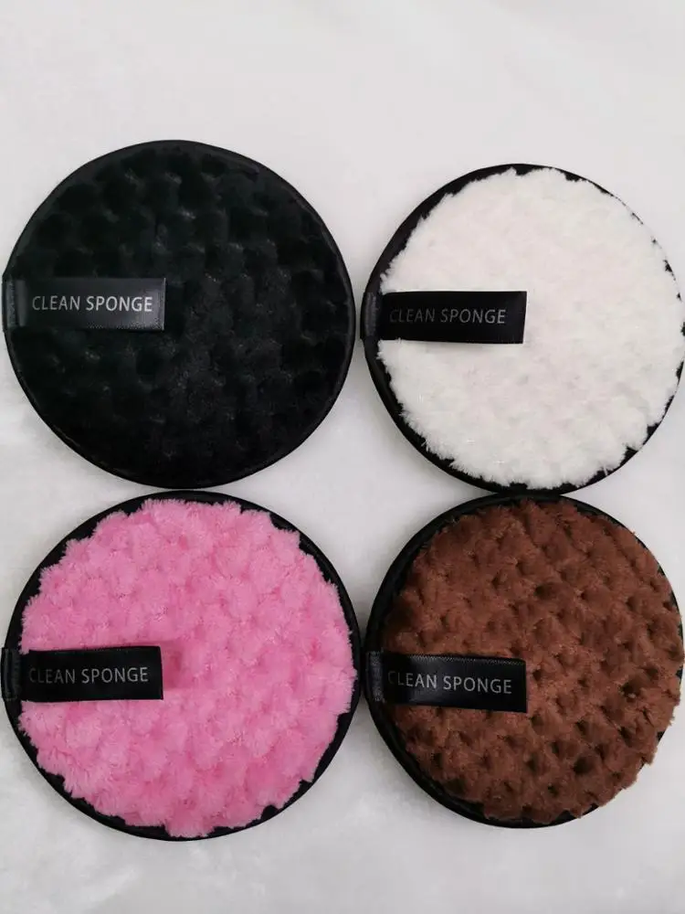 
Beauty Eye Cleaning Wipes Private Label Microfibre Makeup Remover Microfiber Puff Cotton Pads OEM 
