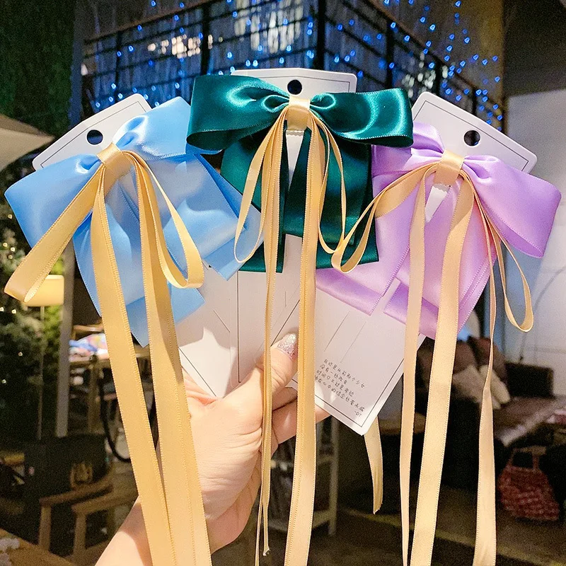 Children's hairpin bowknot lon