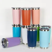 

Wholesale powder coated 20oz vacuum insulated stainless steel Magnetic tumbler / magnet lid tumbler with Magnetic slider lid