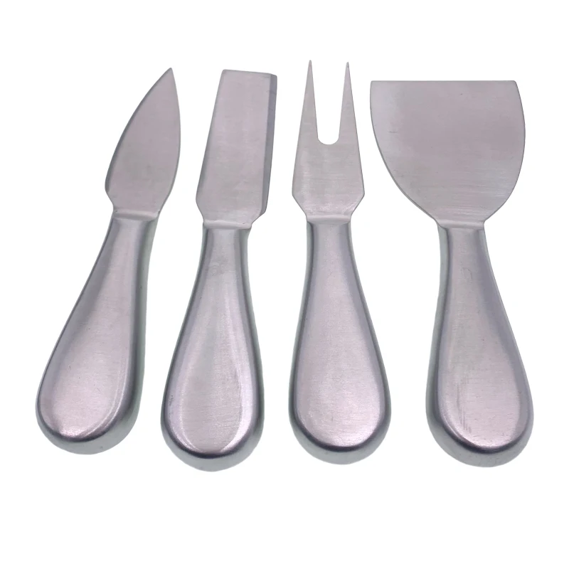 
Easy storage 4pcs cheese knife set in bamboo box 