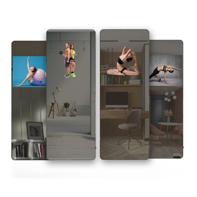 

New design Mirror Floor standing Wall-mounted Standard Interactive Fitness Mirror, Grey