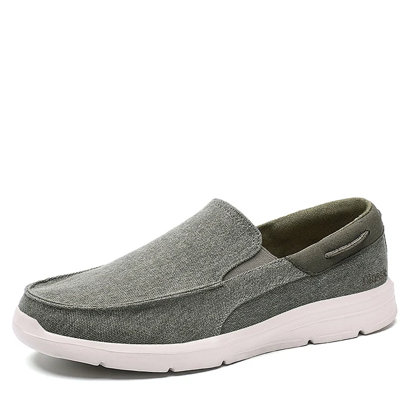 

Wholesale New Trend Best Selling Fashion Comfortable One Pedal Lazy Big Size Canvas Casual Men Shoes
