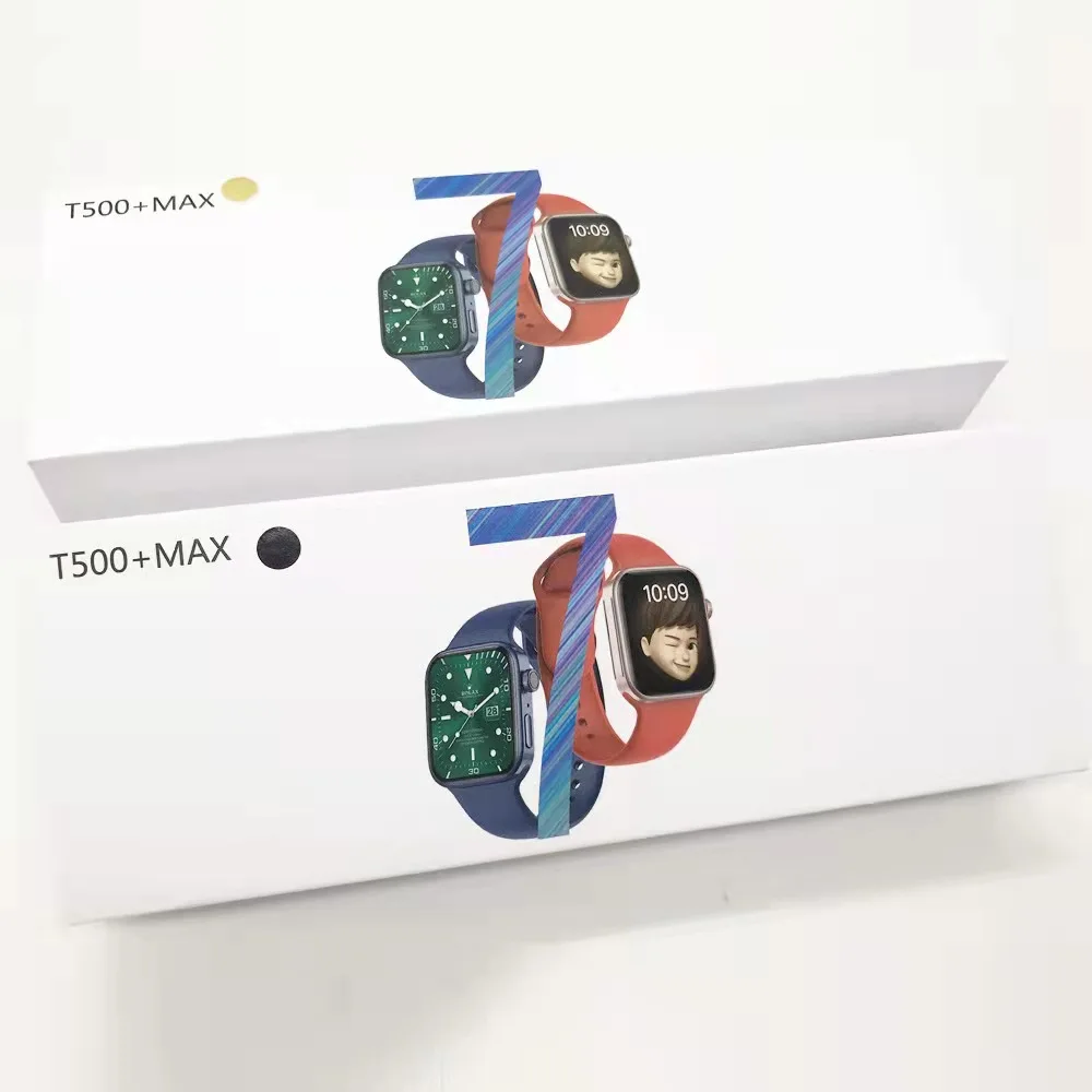 

2022 T500+ max smartwatch reloj inteligente hiwatch rohs ce series 5 6 T 500+ max pro smart watch T500 for men women