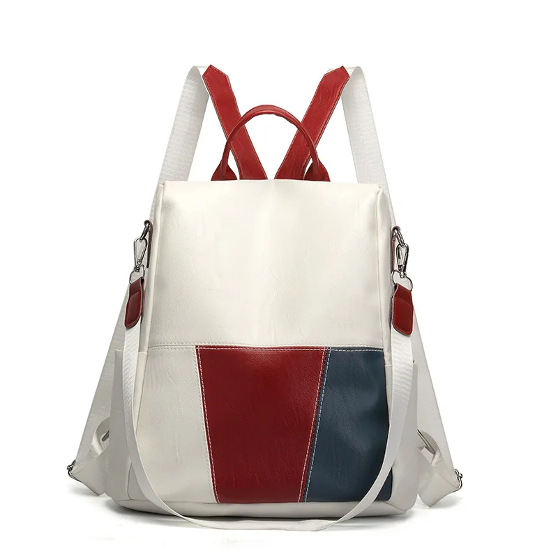 

Manufacturer Fashionable College Style Pu Leather Ladies Backpack