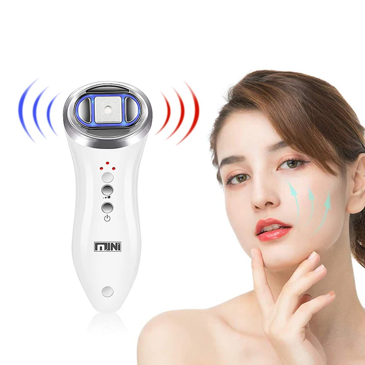 

Iksbeauty 2021 newest product cheap price hifu skin rejuvenation face lifting machine for wrinkle removal, White