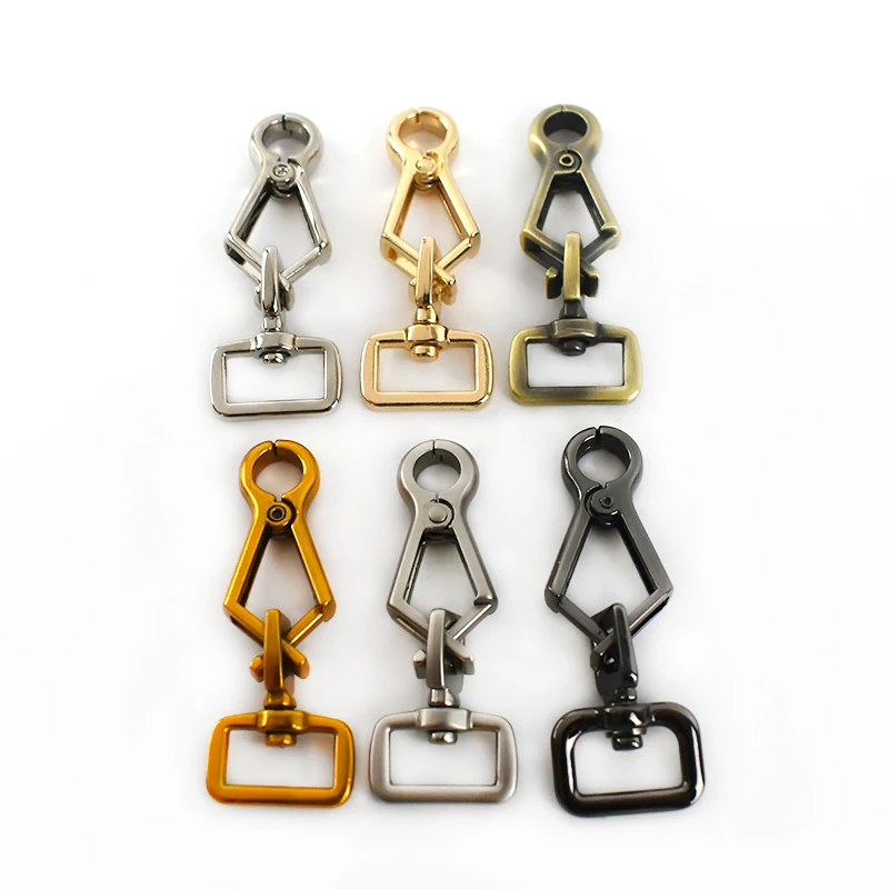 

Meetee BD364 16mm Lobster Spring Clasp Luggage Hardware Accessory for Handbag Swivel Dog Collar Hooks Rotating Snap Hook Buckles