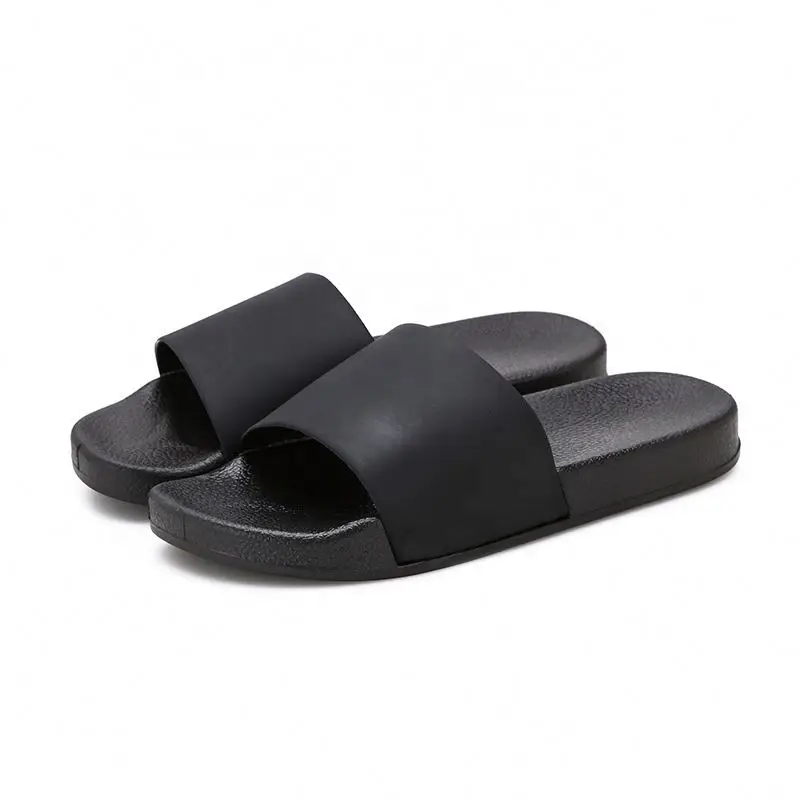 

Factory Custom Adults PVC Sole Custom Logo Plain Slide Sandal, As request