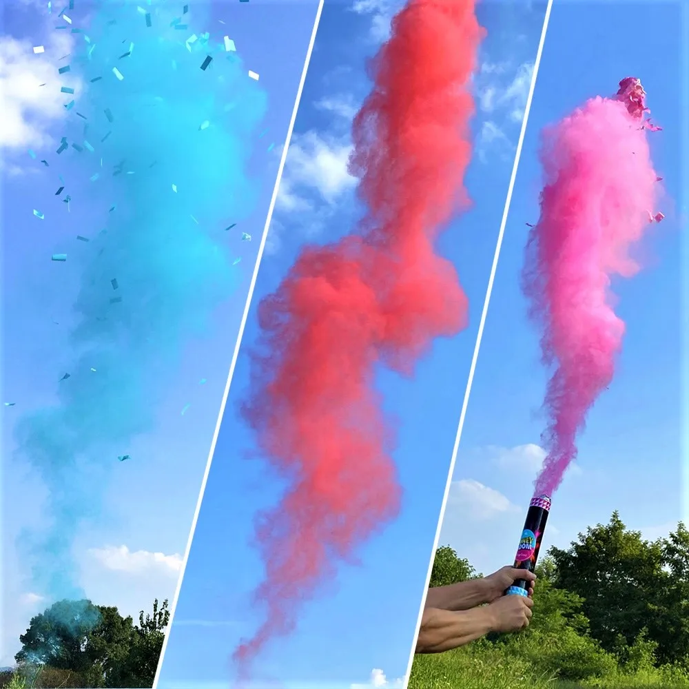 30cm Gender Reveal Confetti Shooter Cannon For Baby Shower Party ...