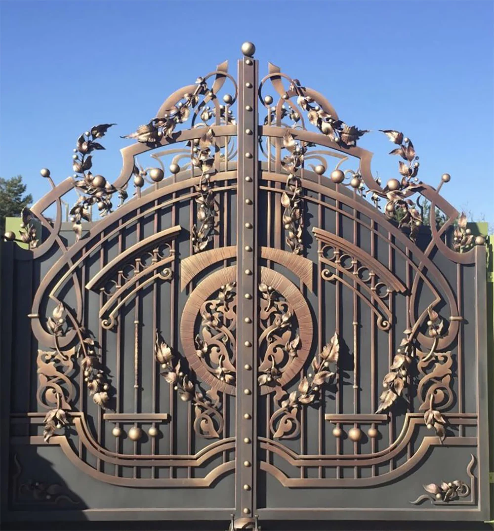Wrought Iron Fancy Main Gate Boundary Wall Gate Design For House Buy