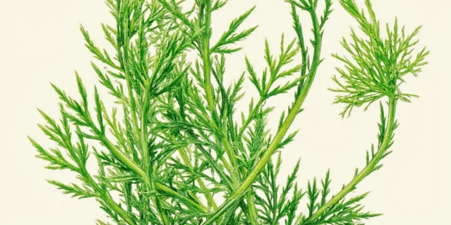Fresh bunch of dill herb