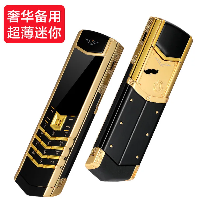 

2020 Top seller fashion metal mini mobile phone K8+ luxury fashion men's and women's business Dual SIM keypad cell phone