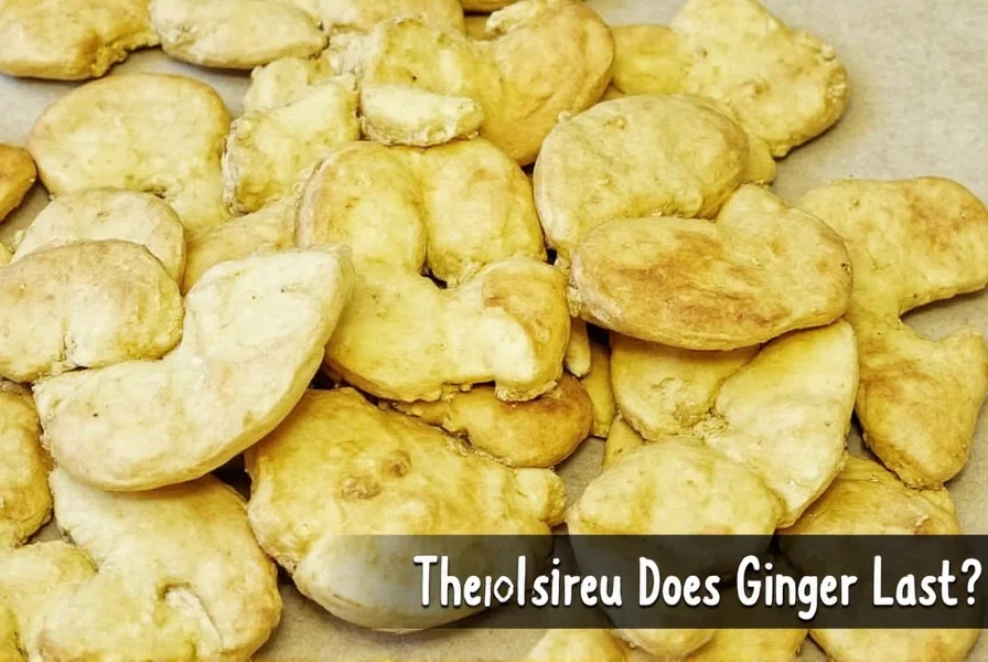 Step-by-step visual guide showing proper ginger storage techniques including refrigeration in water and freezer preparation