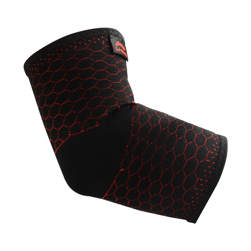 

Li Ning knitted sports elbow pads 2 pack men and women fitness high elastic pressurized breathable elbow protector LQAH811