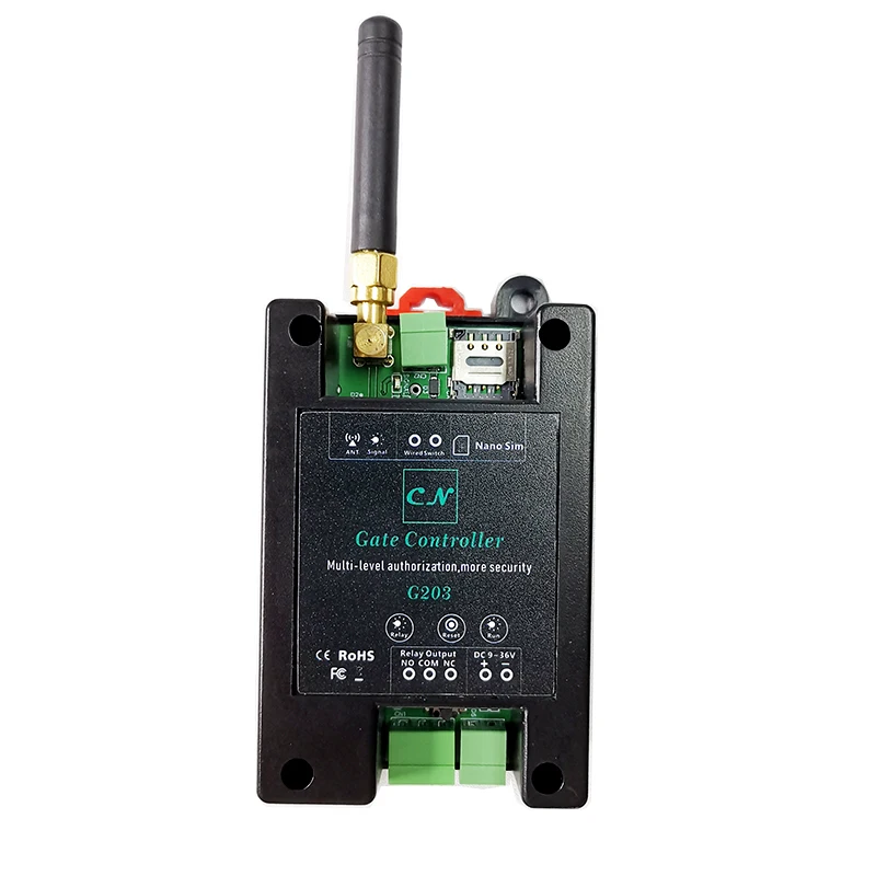 

Based On GSM/4G Communication Protocol Remote Control Relay Switch Cellular Gate Opener