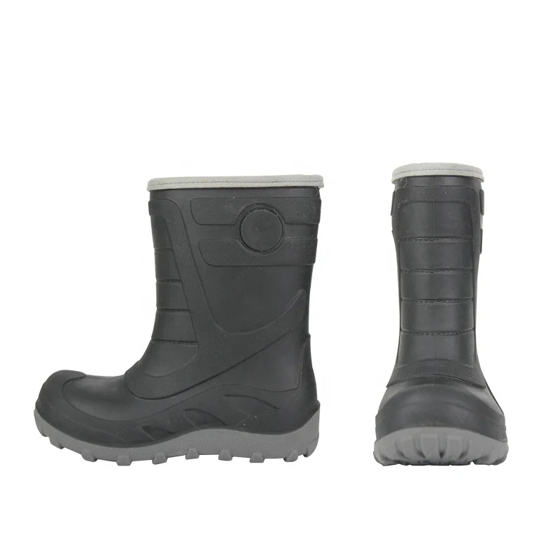 

Branded fashion boy snow warm waterproof fur boots