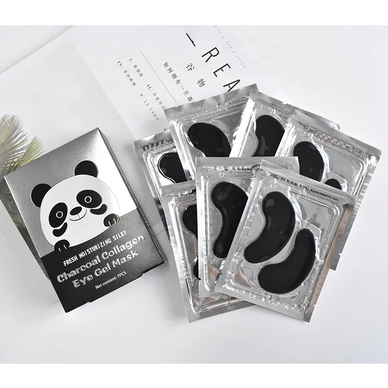 

Wholesale gold gel collagen crystal eye patch Black skincare hydrogel under eye mask with private label hydrogel eye patch