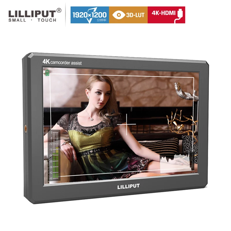 

Lilliput A8 8.9inch 4K Monitor Camera IPS Full HD 1920x1200 HD-MI On Camera Video Field Monitor for Canon Nikon Sony camera DSLR