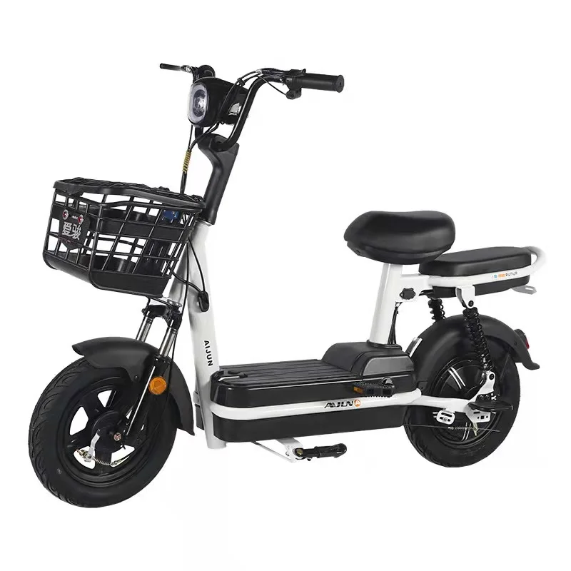 

DDP 2 seat motorbike 48v 350w rear motor electric bicycle 14 inch cargo ebike