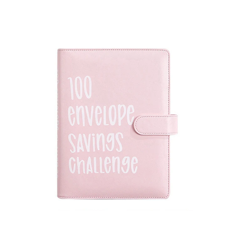 

New wholesale custom Savings challenges book 100 envelopes money saving a5 challenge binder