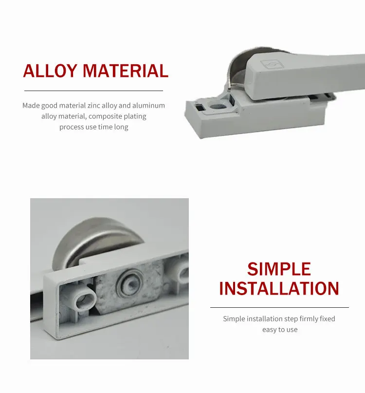Factory direct 360 degrees rotating crescent lock for sliding window