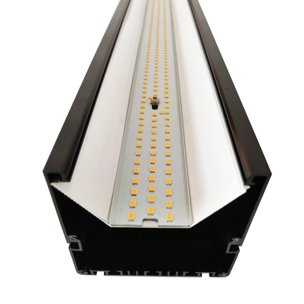 60w 80w high quality aluminum material  led trunking system light suspended linkable modular led shop light 2ft 4ft 5ft 6ft 8ft