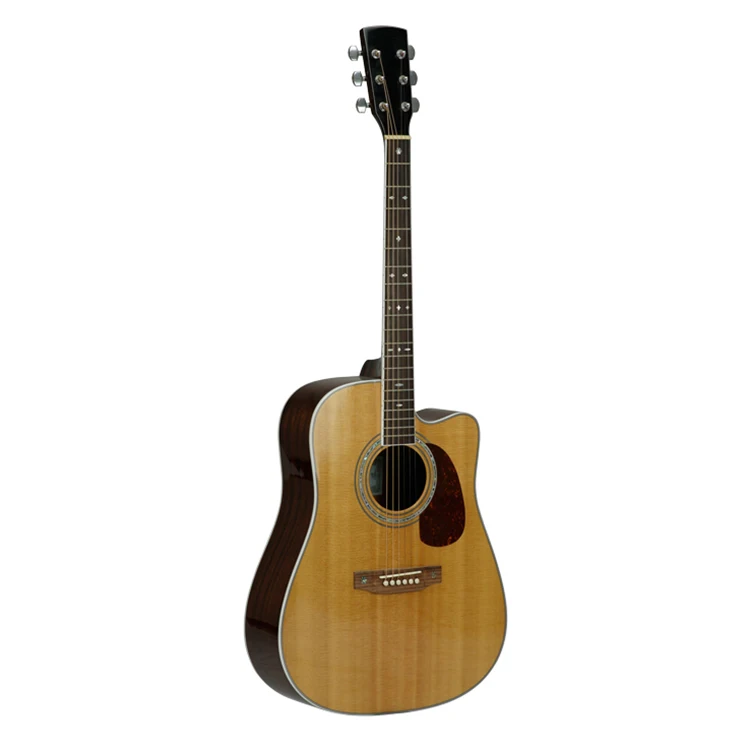

acoustic folk guitar for beginners Matte veneer cutout D barrel acoustic guitar Singing instrument guitar