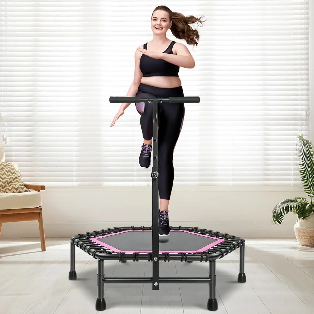 Fitness Trampoline Attractive Price Good Quality 50inch Mini Trampoline  Fitness Trampoline With Handle on Sale