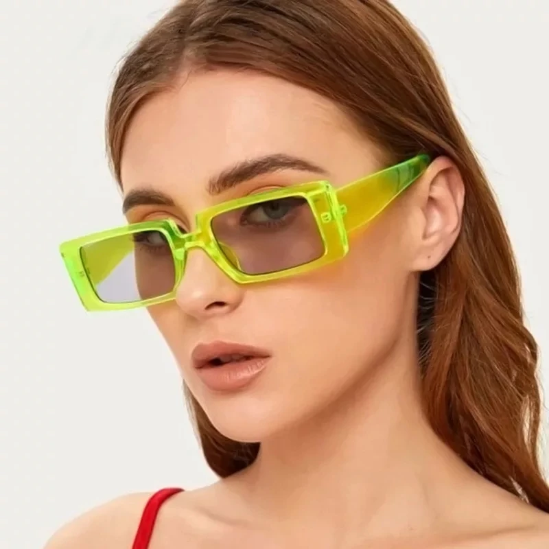 Gafas De Sol Rectangulares Para Mujer Y Hombre Lentes De Sol sunglasses 