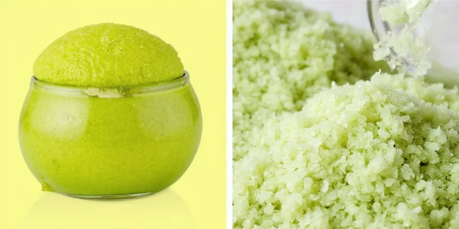 Rolling lime on counter before zesting