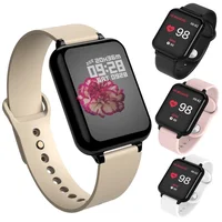 

Amazon hot sale smart watch B57 Blood pressure heart rate monitor sports fitness tracker with 180 mAh battery IP67 waterproof