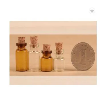

13mm Glass bottle wishing bottle! clear glass tiny wishing bottle vials pendants with corks Wishes