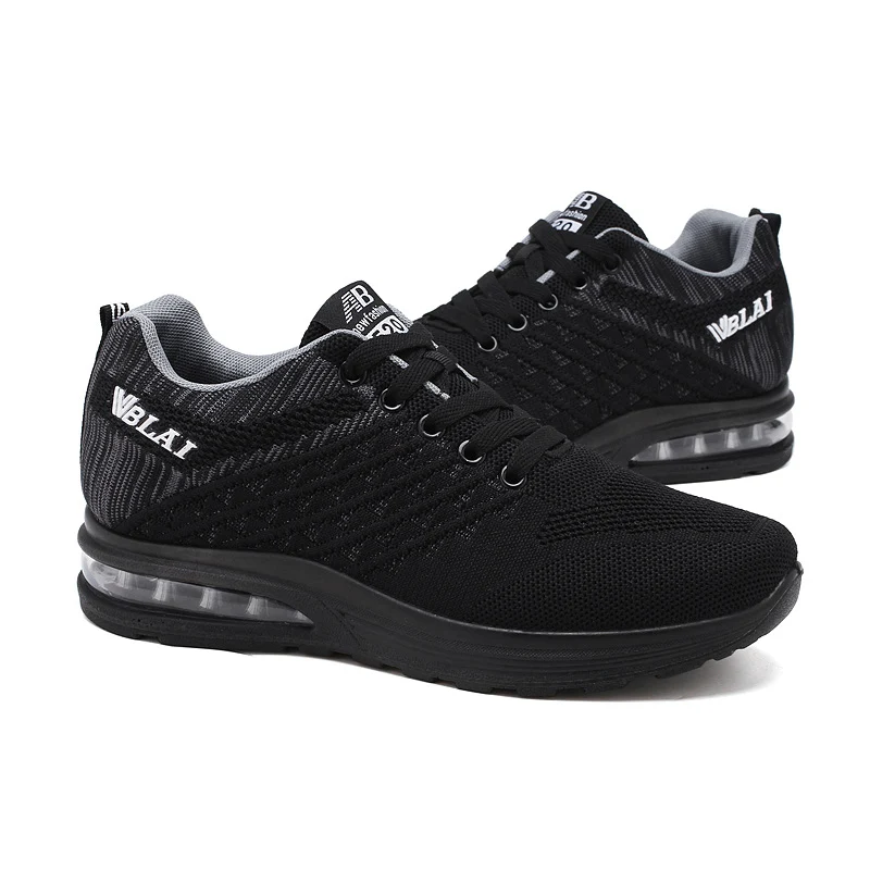 

2021 air cushion men sneasers new design men shoes online, Gray/ red