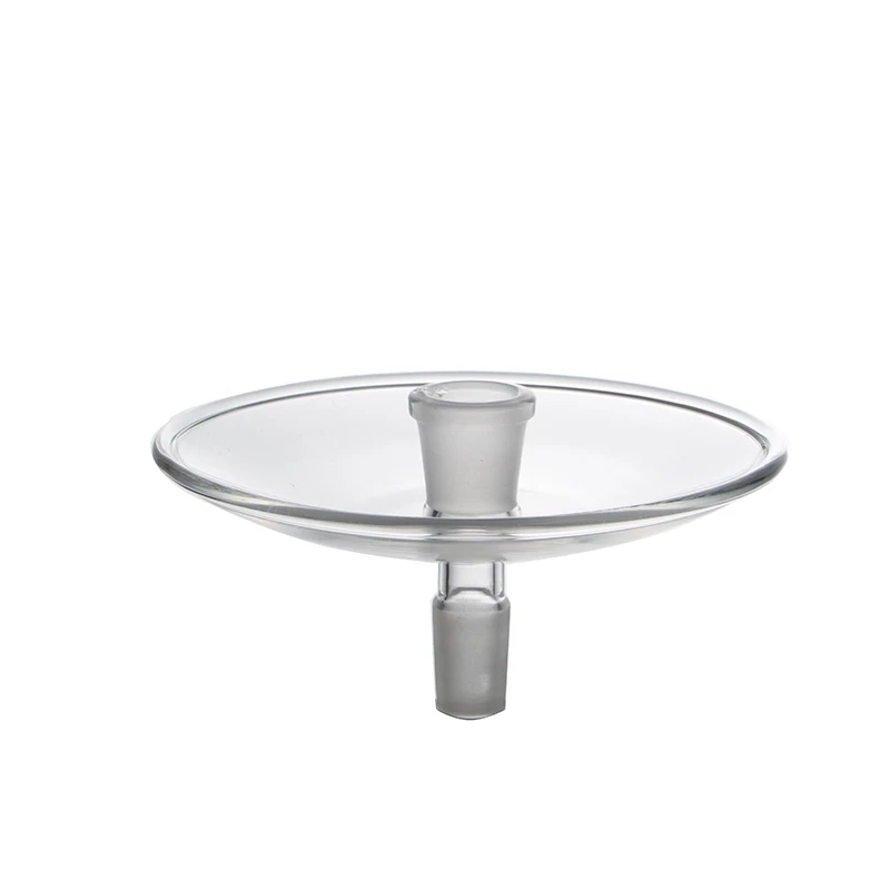 2024 Wholesale High Quality Dia 14mm Glass Hookah Tray Shisha Plate Chicha Accessory Narguile Charcoal Plate in Box Packaging