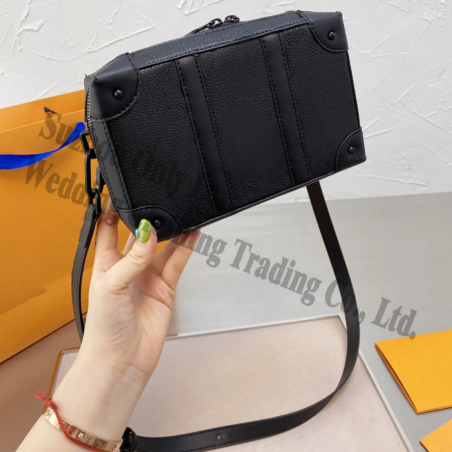 

Fashion Shoulder Bag Black Little Leather High Quality Pu Box Handbags