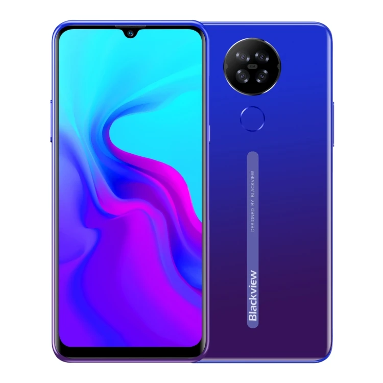 

Dual SIM 6.2 inch Screen Android 10 Cellphone 16GB Blackview A80 Smartphone