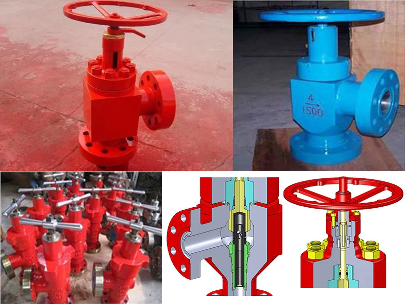 用于油田和井口的 api 6a 可调式节流阀