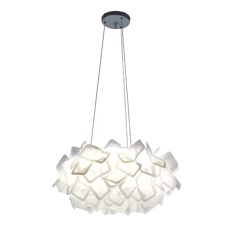 
Interior chandelier lamp PP material simple pendant lamp 
