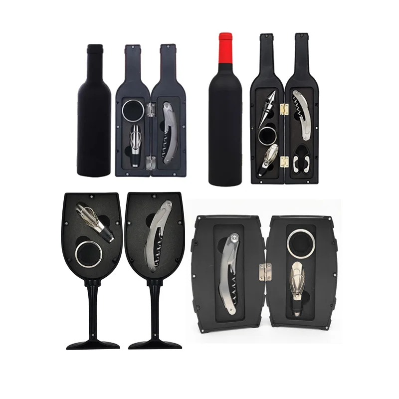 

wholesale cheap price wine accessories opener set gift wine opener set