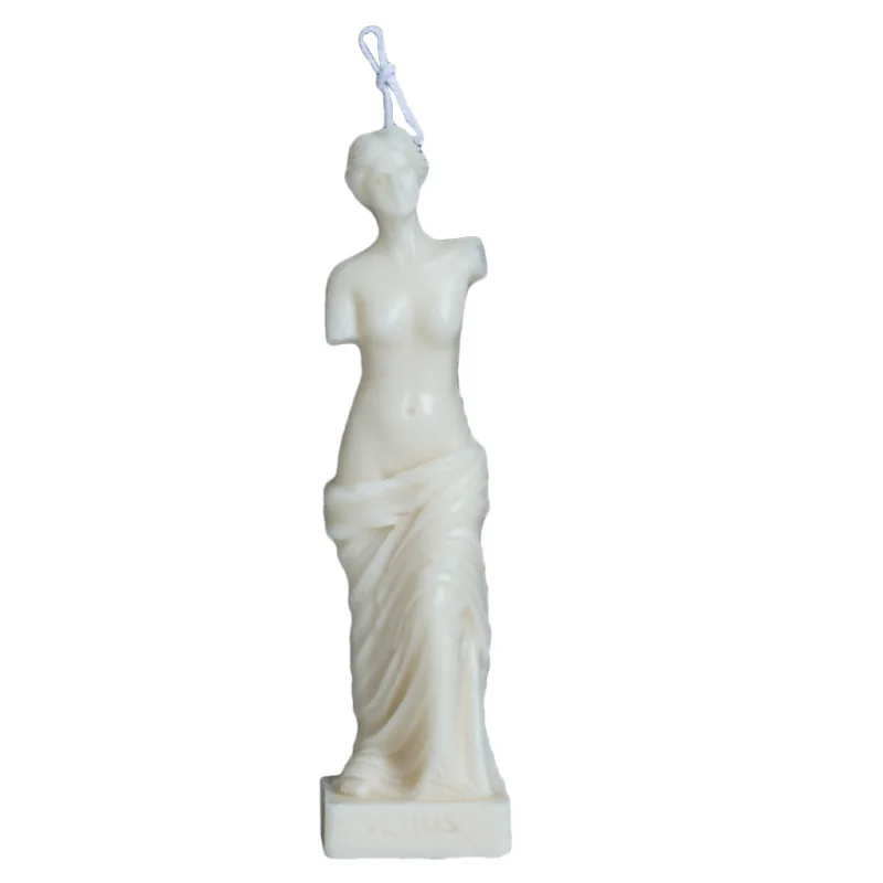 

Large 3D Broken Arm Venus Body Candle Molds for Silicon Candle, White