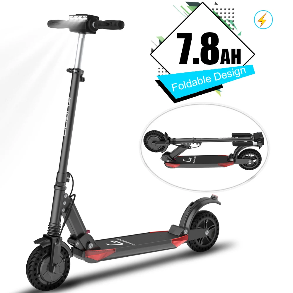 

EU STOCK KUGOO S1 Pro Folding Electric Scooter 350W Motor LCD Display Screen 3 Speed Modes Electric Scooter, Black/white/pink