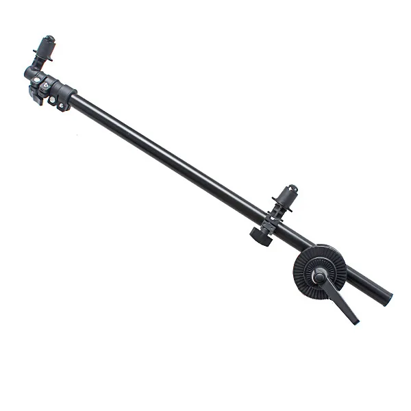 

Yiscaxia Extendable Boom Arm Bar for Boom Stand Max 170cm Long Reflector Holder Lighting Mount with Universal Stud Adapter