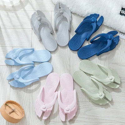 

Hot selling summer cheap oem disposable eva slippers plain flip flops, Pink, light green, light blue, light gray, army blue