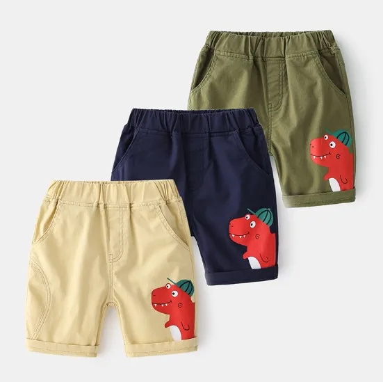 

2021 Kid Boy Casual Shorts Cotton Summer Trousers
