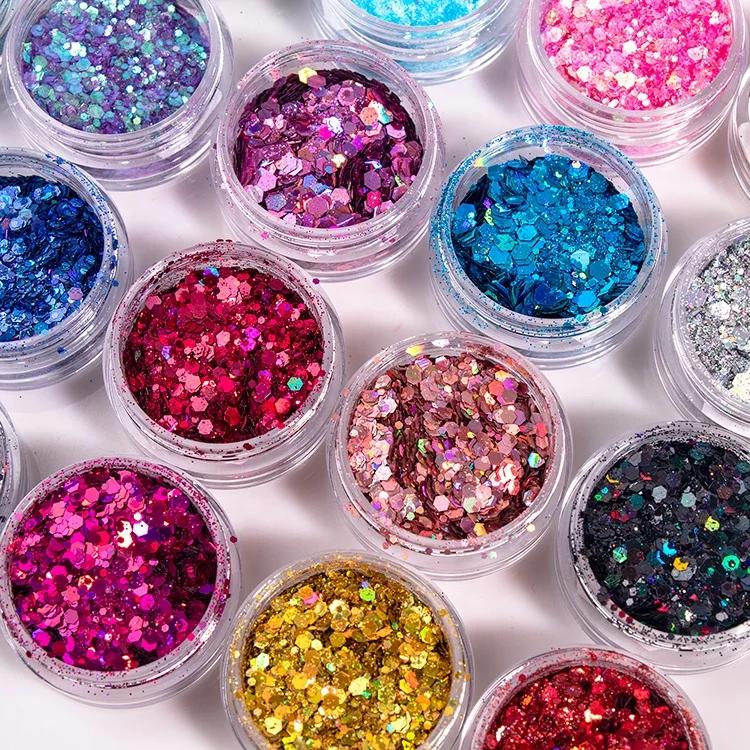 

High Pigment Glitter Eyeshadow Makeup Loose Glitter Eyeshadow Private Label Chunky Glitter