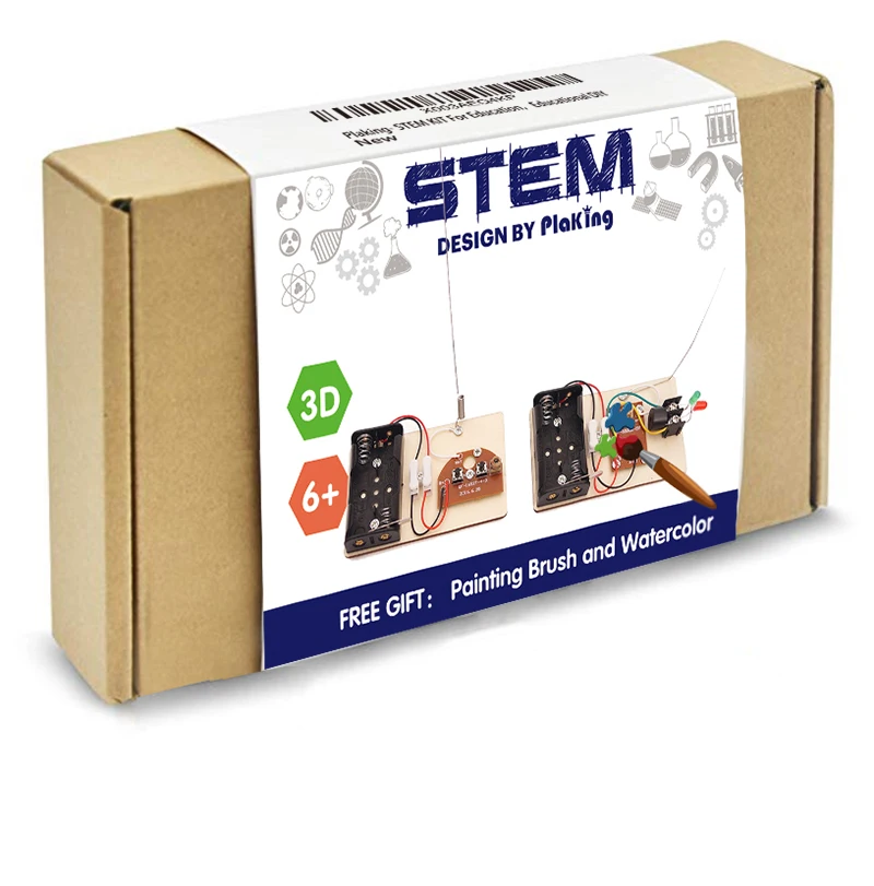 

DIY Wooden Telegraph Physical Learning Toy Science Experiments Kits,STEM Learning Sets